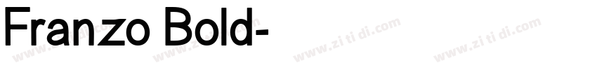 Franzo Bold字体转换